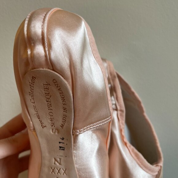 BRAND NEW - Suffolk Solo Prequel Pointe Shoes - Standard 4 XXXN - Pink - Picture 9 of 11